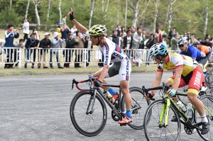 高校男子優勝 川野碧己（神奈川 慶応義塾高等学校）